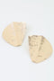 Women's Stud Earrings Hammered Fashion BYMANYC ® New York TEXTURED GEOMETRIC BUTTON EARRINGS - New Collection