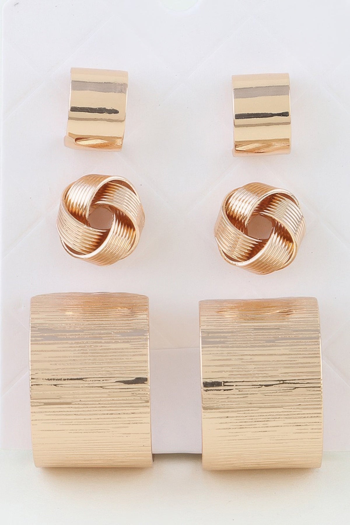 Women's Earrings Multi-Pack Hoops BYMANYC ® New York SOHO CARVED - New Collection