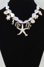 Women's Necklace Beaded Charms BYMANYC ® New York HAMPTONS UNDER THE SEA - New Collection