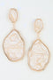Women's Earrings Drops Crystal BYMANYC ® New York SOHO ABSTRACT STONE - New Collection