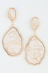 Women's Earrings Drops Crystal BYMANYC ® New York SOHO ABSTRACT STONE - New Collection