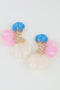 Women's Earrings Studs Floral BYMANYC ® New York HAMPTONS SCALE FLOWER - New Collection