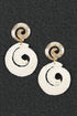 Women's Earrings Drops Raffia BYMANYC ® New York MONTAUK SPIRAL - New Collection