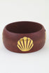Women's Bracelet Cuff Clam BYMANYC ® New York HAMPTONS GRAIN - New Collection