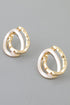 Women's Earrings Drops Interlocking BYMANYC ® New York SOHO HAMMERED - New Collection