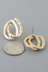 Women's Earrings Drops Interlocking BYMANYC ® New York SOHO HAMMERED - New Collection