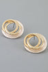 Women's Earrings Studs Geometric BYMANYC ® New York MADISON TWIST - New Collection