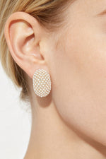 Women's Earrings Studs BYMANYC ® New York METROPOLITAN PEARL - New Collection