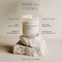 Blackwood Cherry Soy Candle - White Jar - 11 oz