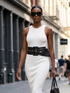WOMEN'S BELT SOHO Leather Buckle New Collection BYMANYC ® New York
