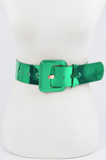 WOMEN'S BELT SUMMIT Wide Mirror Effect BYMANYC ® New York