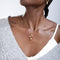 WOMEN'S NECKLACE Gold Color EMPIRE - BYMANYC ® New York