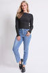 Women's High Rise Basic 5 Pocket Straight  Jeans