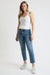 Women's Premium Stretch Cropped Slim Straight Jeans