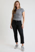 Women's Premium Stretch Cropped Slim Straight Jeans