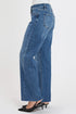 Women's Luxe Wide Leg Jeans with Angled Seam