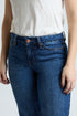 Women's Luxe Wide Leg Jeans with Raw Hem