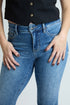 Women's Premium Stretch Cropped Mega Cuff Jeans