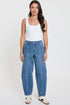 Women's High Rise Seamed Barrel Jeans