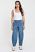 Women's High Rise Seamed Barrel Jeans