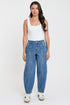 Women's High Rise Seamed Barrel Jeans