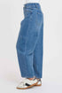 Women's High Rise Seamed Barrel Jeans