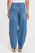 Women's High Rise Seamed Barrel Jeans