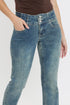 Women's 3-Button Premium Stretch Bootcut Jeans