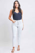 Women's Vintage High Rise Button Fly Skinny Ankle Jeans