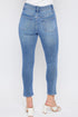 Women's Vintage High Rise Button Fly Skinny Ankle Jeans
