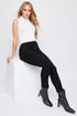 Women's Vintage High Rise Button Fly Skinny Ankle Jeans