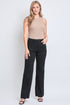 Women's High Rise Snip To Fit Wide Leg Pant