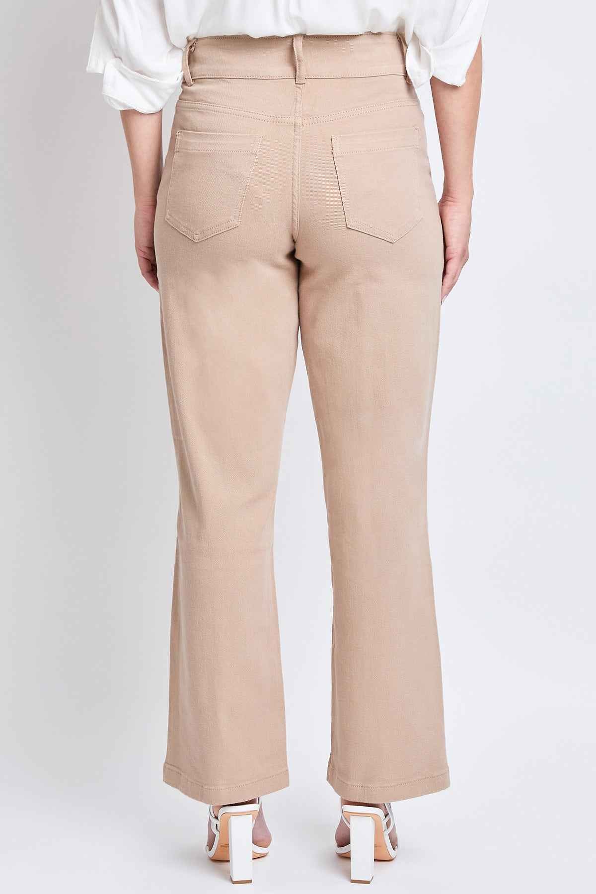 Women's High Rise Wide Leg Comfort Stretch Jean