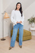 Women's Front Seam Wide Leg Jeans