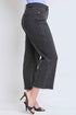 Women's High Rise Wide Leg Crop Raw Hem Jean