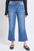 Women's High Rise Wide Leg Crop Raw Hem Jean