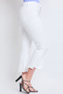 Women's Curvy Fit High Rise Hi-Lo Frayed Hem Jean
