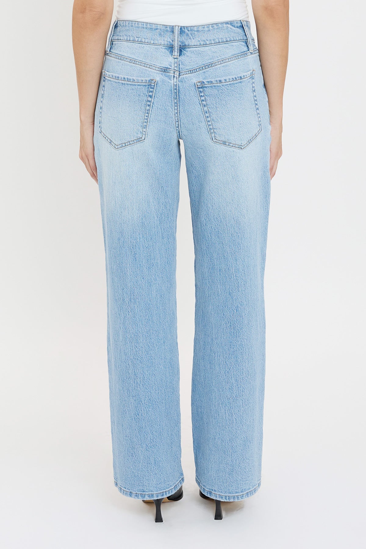 Women's Luxe High Rise Wide Leg Jeans