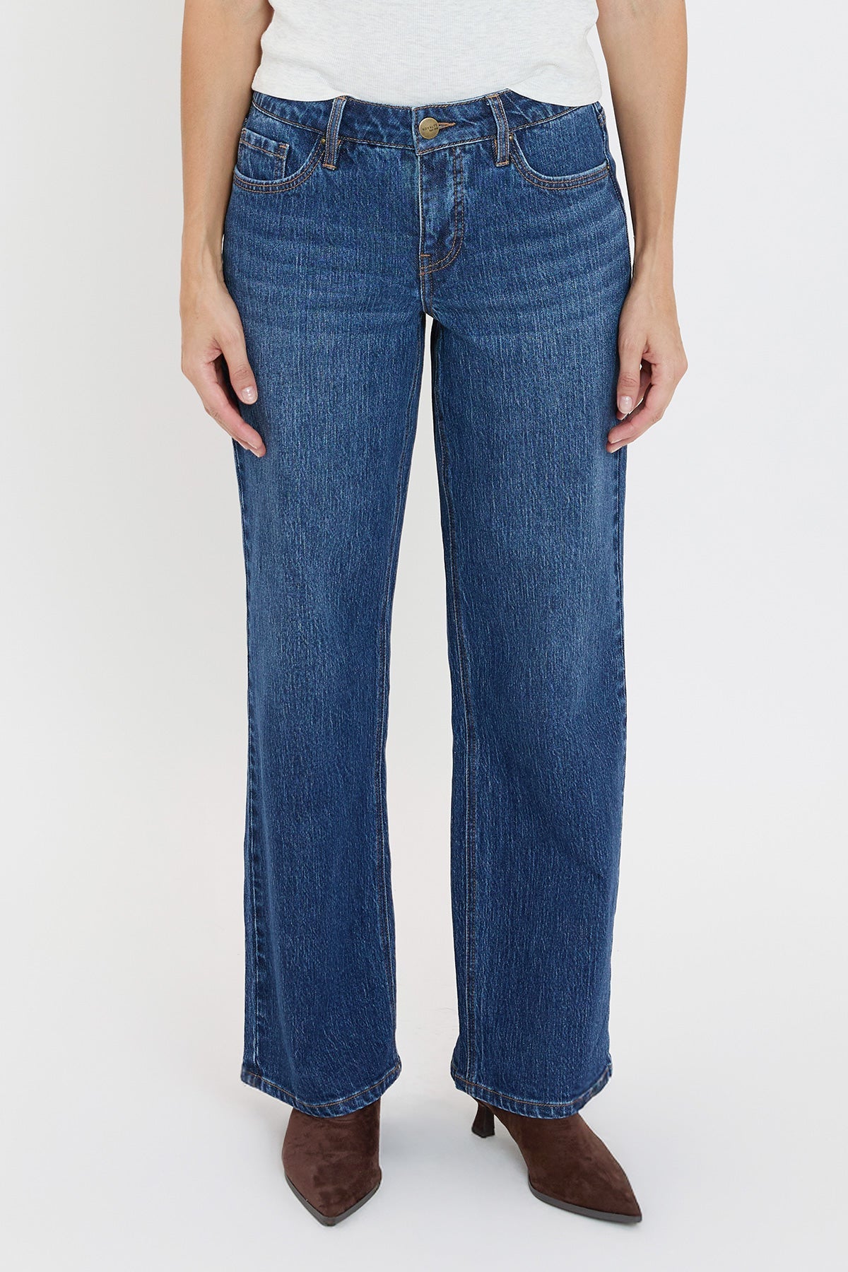Women's Luxe High Rise Wide Leg Jeans
