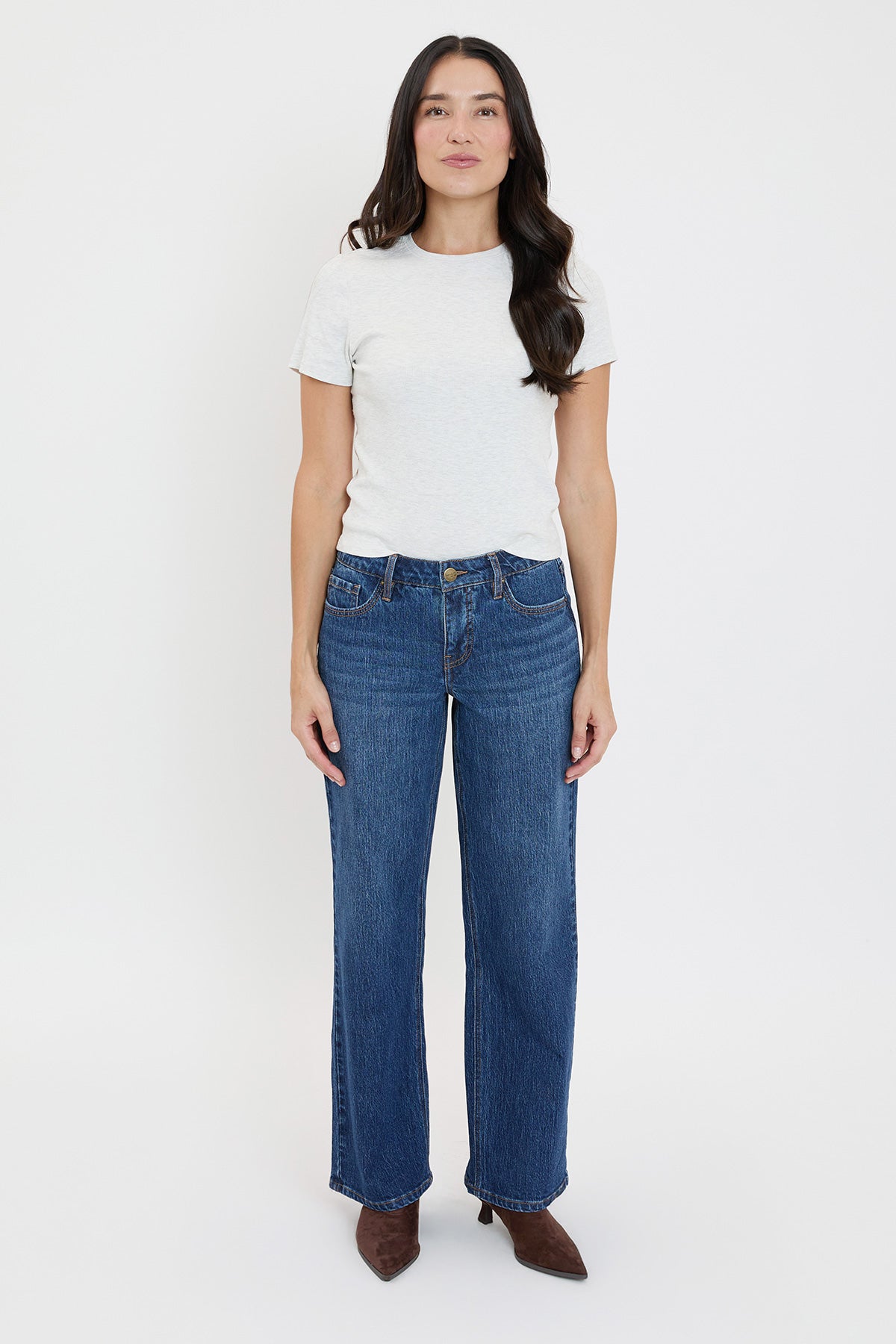 Women's Luxe High Rise Wide Leg Jeans