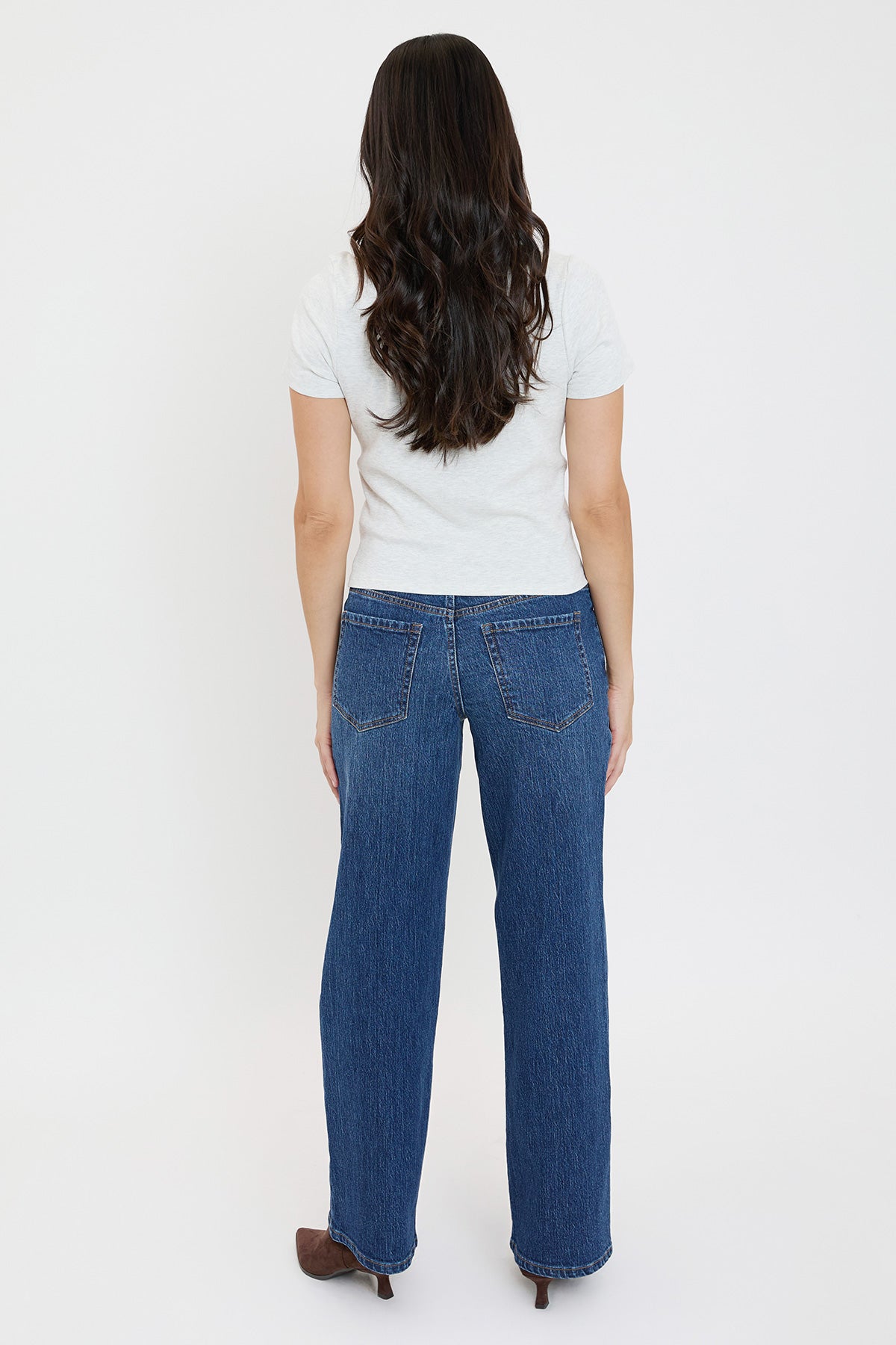 Women's Luxe High Rise Wide Leg Jeans