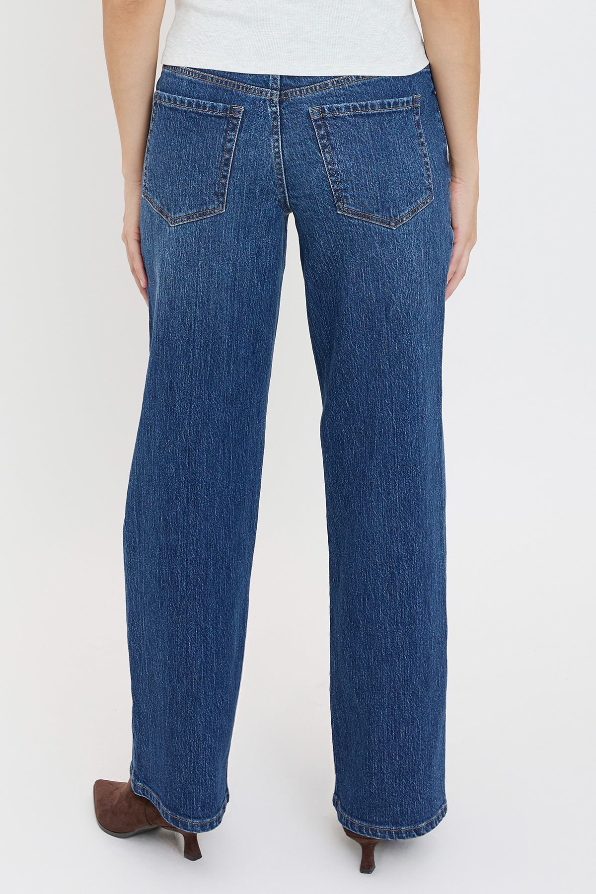 Women's Luxe High Rise Wide Leg Jeans