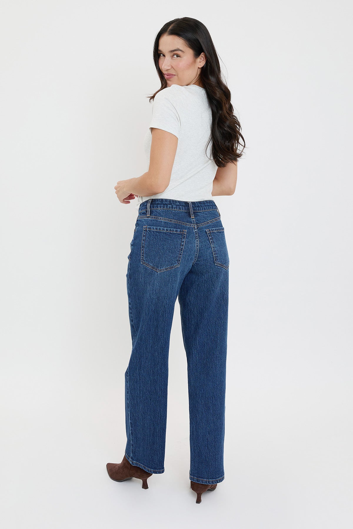 Women's Luxe High Rise Wide Leg Jeans