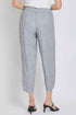 Women's Linen Elastic Waist with Tulip Hem Pant