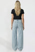 Women's Kayla High Rise Premium Stretch Wide Leg Jeans
