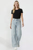 Women's Kayla High Rise Premium Stretch Wide Leg Jeans