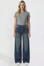 Women's Kayla High Rise Premium Stretch Wide Leg Jeans