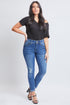 Women's Essential 2-Button Roll Cuff Ankle Jeans