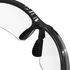 Wraparound Safety Glasses with Flexible Rubber Temple Tips