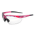 Wraparound Safety Glasses with Flexible Rubber Temple Tips